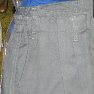 Men's OLIVE Cotton SHORTS Size W46 Towncraft NWT